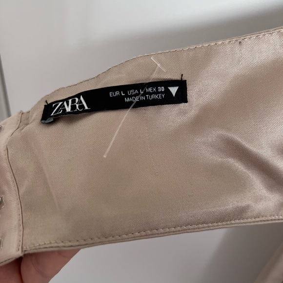 Longue robe champagne Zara - Picture 2 of 5